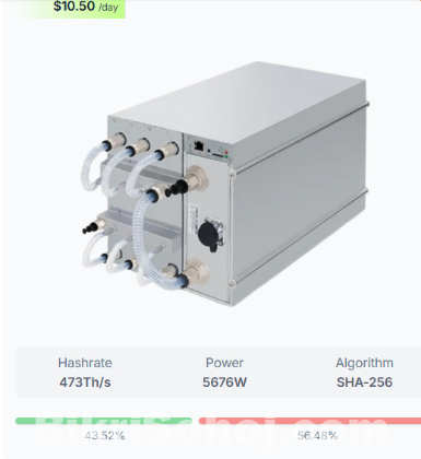 Bitmain Antminer S21XP Hyd,L9,L7,Goldshell AE Max